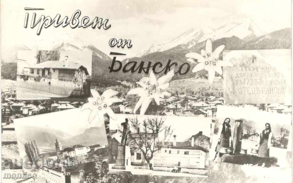 Old postcard - Bansko, collected