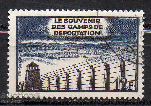 1955. Franța. Scutire de la lagărele de concentrare.