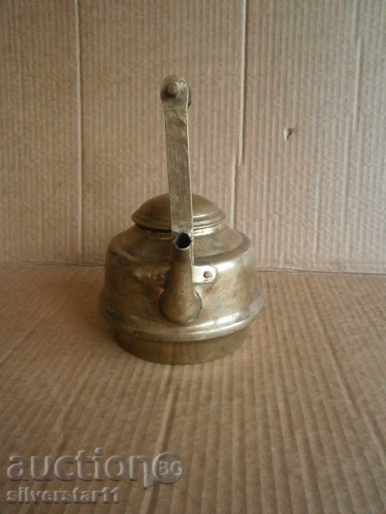 Auction retro Albanian bronze teapot Auction retro Albanian bronze teapot