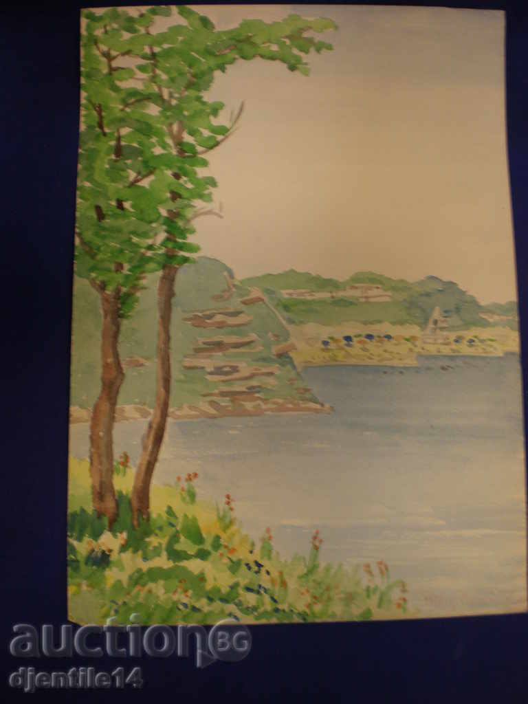 Watercolor-Primorsko-Dr. N.Stefanov