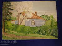 Акварел-Княжево Д-р Н.Стефанов1976г.