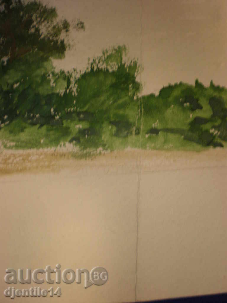 Auction Watercolor - Varna Druzhba - Dr. N. Stefanov, 1979. Auction Watercolor - Varna Druzhba - Dr. N. Stefanov, 1979.