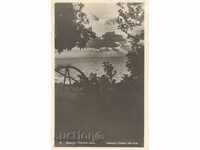 Стара пощенска картичка - Варна, Лунна нощ