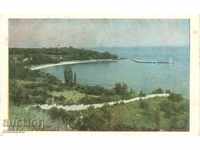 Стара пощенска картичка - Евксиноград, Заливът с кея