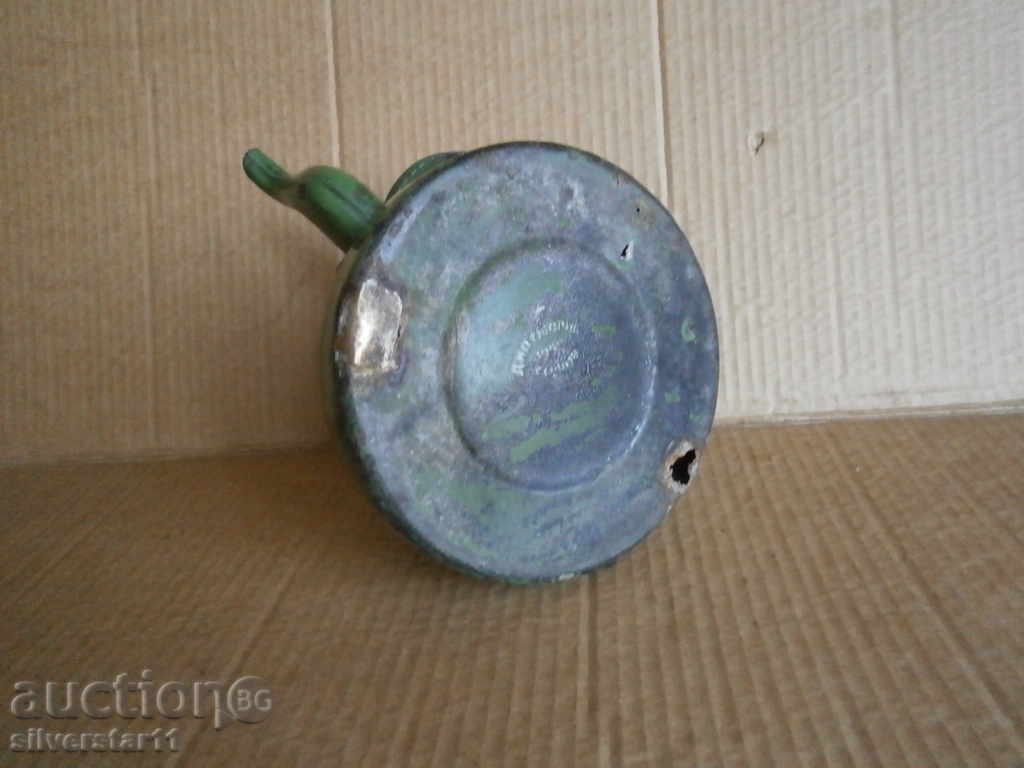 Vintage enamel teapot 60th retro - 5