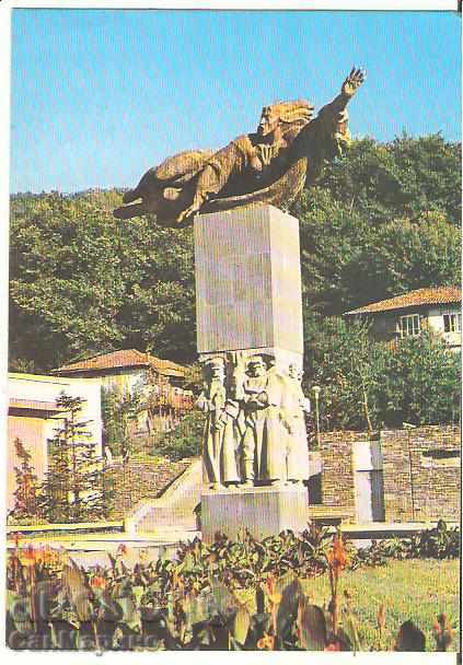 Carte poștală Bulgaria Blagoevgrad Monument *