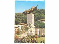 Carte poștală Bulgaria Blagoevgrad Monument *