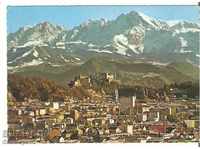 Картичка  Австрия  Залцбург Изглед 4