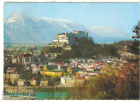 Картичка  Австрия  Залцбург Изглед 5