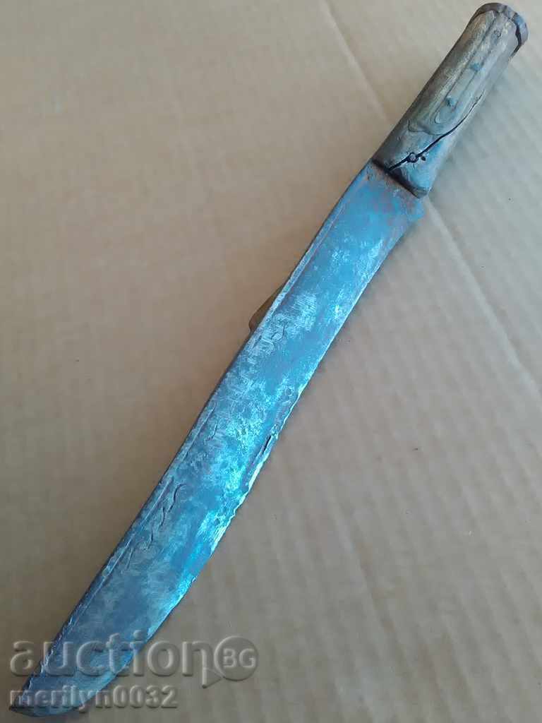 Buinovski knife without a kaniya with karakulak buffalo horn scabbards - 6 Buinovski knife without a kaniya with karakulak buffalo horn scabbards - 6