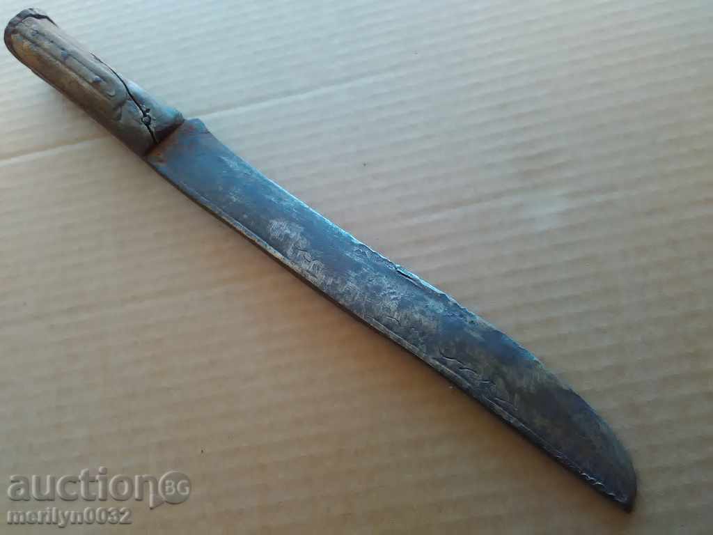 Buinovski knife without a kaniya with karakulak buffalo horn scabbards