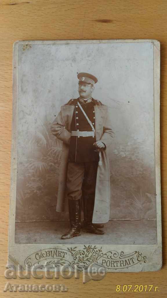 Photography CDV Old Picture Cardboard Officer