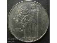 100 λίρες 1965. - Ιταλία