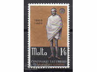 1969. Malta. 100 de ani de la nașterea lui Mahatma Gandhi.