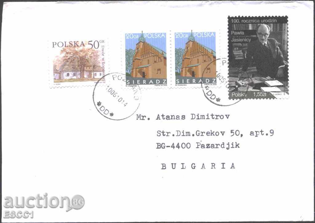 Пътувал плик с марки Павел Ясеница 2009, Архитектира Полша