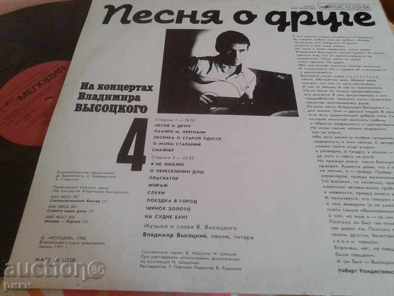 Melody At the concert Владимимира Высоцкого 1-6 - 5 Melody At the concert Владимимира Высоцкого 1-6 - 5