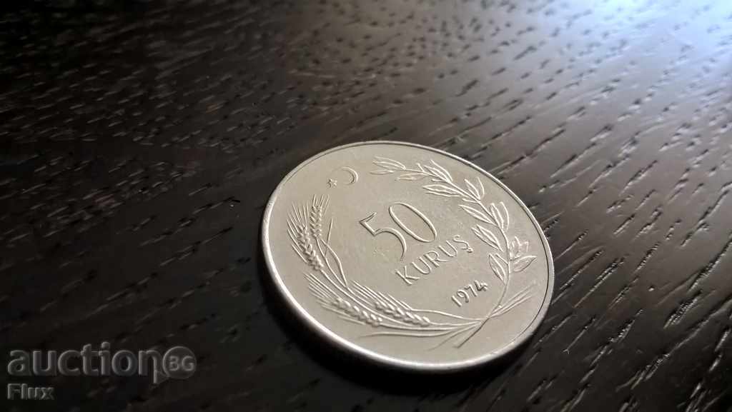 Coin - Turkey - 50 kurrusa 1974