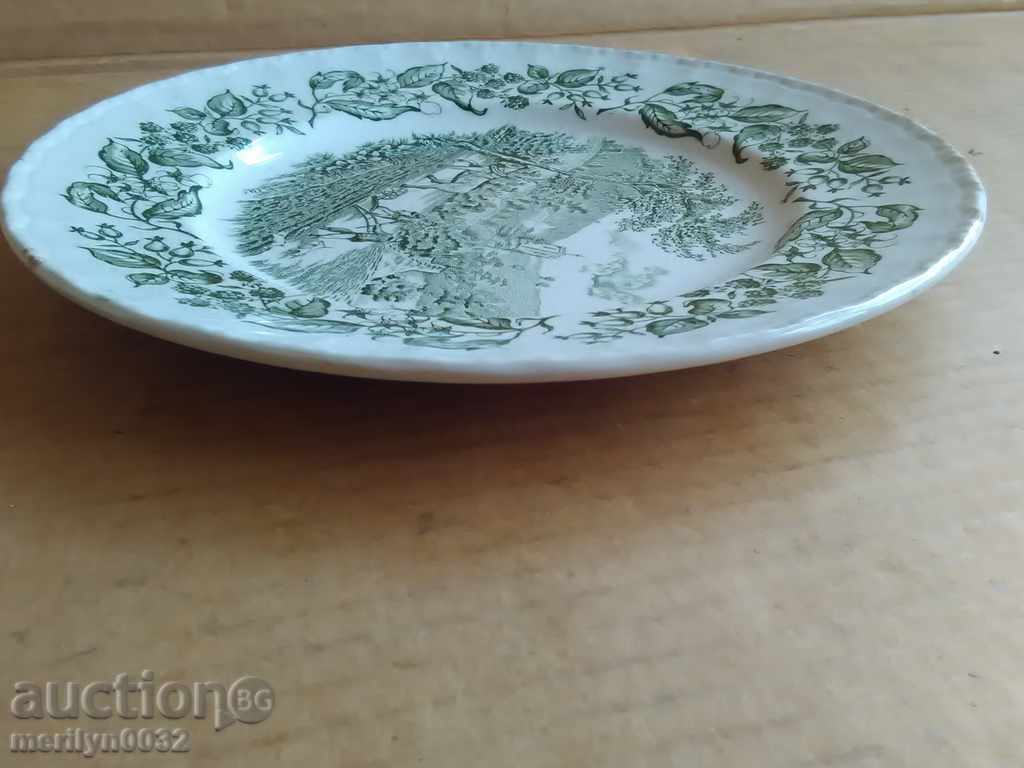 Old English porcelain, saucer, tray, service - 6 Old English porcelain, saucer, tray, service - 6