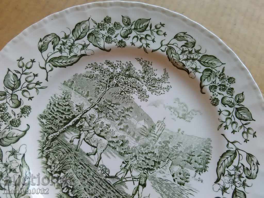 Old English porcelain, saucer, tray, service - 6 Old English porcelain, saucer, tray, service - 6