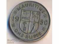 Мавриций рупия 1950 година