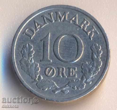 Danemarca 10 öre 1961