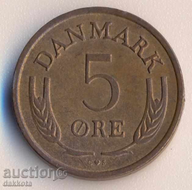 Danemarca 5 öre 1969