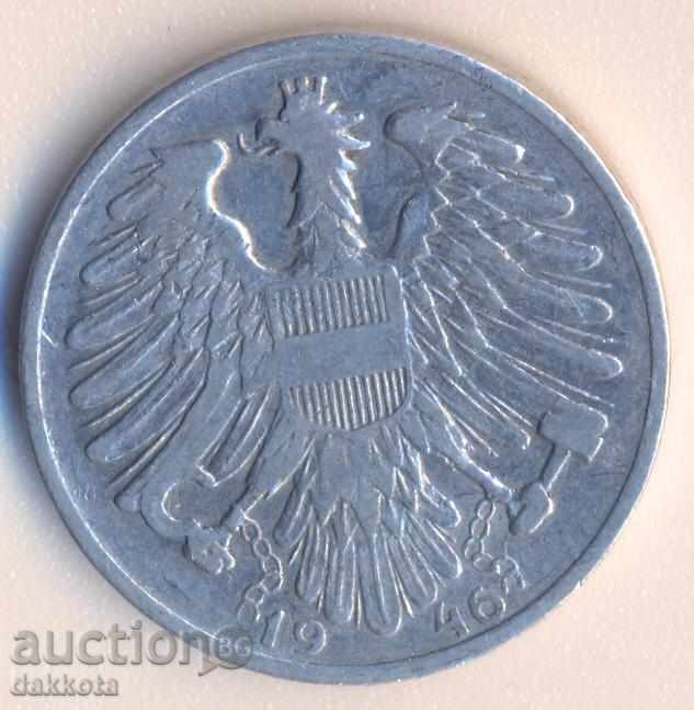Austria 1 shilling 1946 with price 2.00 BGN | € 1.02