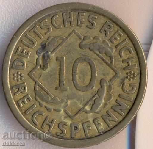 Германия  10 рейхспфенига 1929a