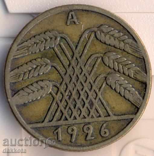 Germany 10 rejsfennig 1926a with price 1.55 BGN | € 0.79