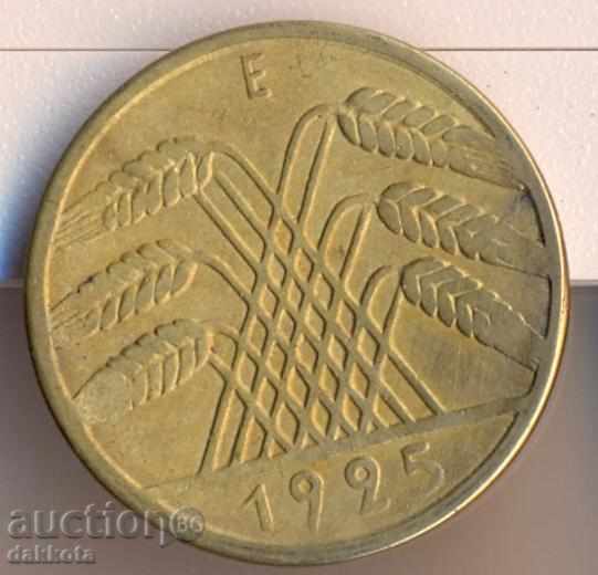 Германия  10 рейхспфенига 1925e с цена 1.25 лв. | € 0.64