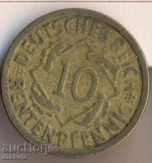 Γερμανία 10 rentenpfeniga 1924