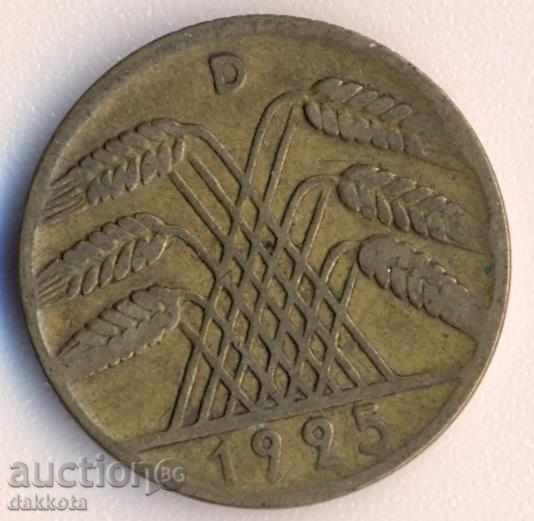 Γερμανία 10 rentenpfeniga 1925d με τιμή 1.45 BGN | € 0.74