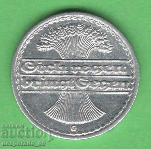 (¯`'•.¸ 50 Pfennig 1921G GERMANY UNC- ¸.•'´¯) with price 3.50 BGN | € 1.79 (¯`'•.¸ 50 Pfennig 1921G GERMANY UNC- ¸.•'´¯) with price 3.50 BGN | € 1.79