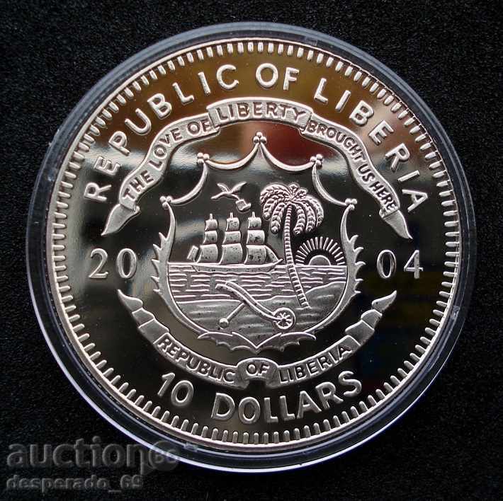 (¯`'•.¸ 10 dollars 2004 LIBERIA UNC ¸.•'´¯) with price 22.00 BGN | € 11.25 (¯`'•.¸ 10 dollars 2004 LIBERIA UNC ¸.•'´¯) with price 22.00 BGN | € 11.25