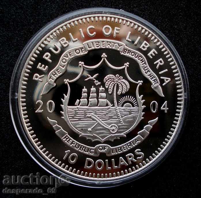 (¯`'•.¸ 10 dollars 2004 LIBERIA UNC ¸.•'´¯) with price 22.00 BGN | € 11.25 (¯`'•.¸ 10 dollars 2004 LIBERIA UNC ¸.•'´¯) with price 22.00 BGN | € 11.25