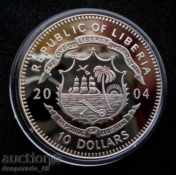 (¯`'•.¸ 10 dollars 2004 LIBERIA UNC ¸.•'´¯) with price 22.00 BGN | € 11.25 (¯`'•.¸ 10 dollars 2004 LIBERIA UNC ¸.•'´¯) with price 22.00 BGN | € 11.25