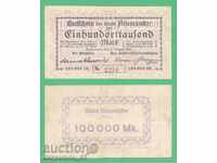 (¯` '• .¸GERMANIYA (Neumünster) 100.000 de mărci de anul 1923. •' '°)