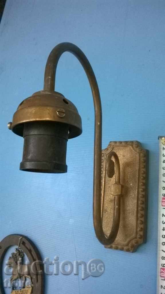 An old brass lamp with price 32.00 BGN | € 16.36