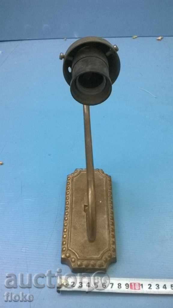 Auction  An old brass lamp