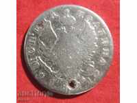 1 jumătate de argint 1821 Rusia (SPB-PD)