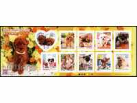 Чисти  марки в малък лист  Фауна Кучета 2015  от Япония