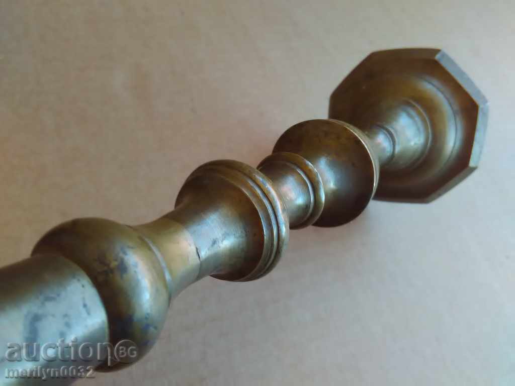 An Ottoman candlestick with a candle, a candle, a lamp - 7