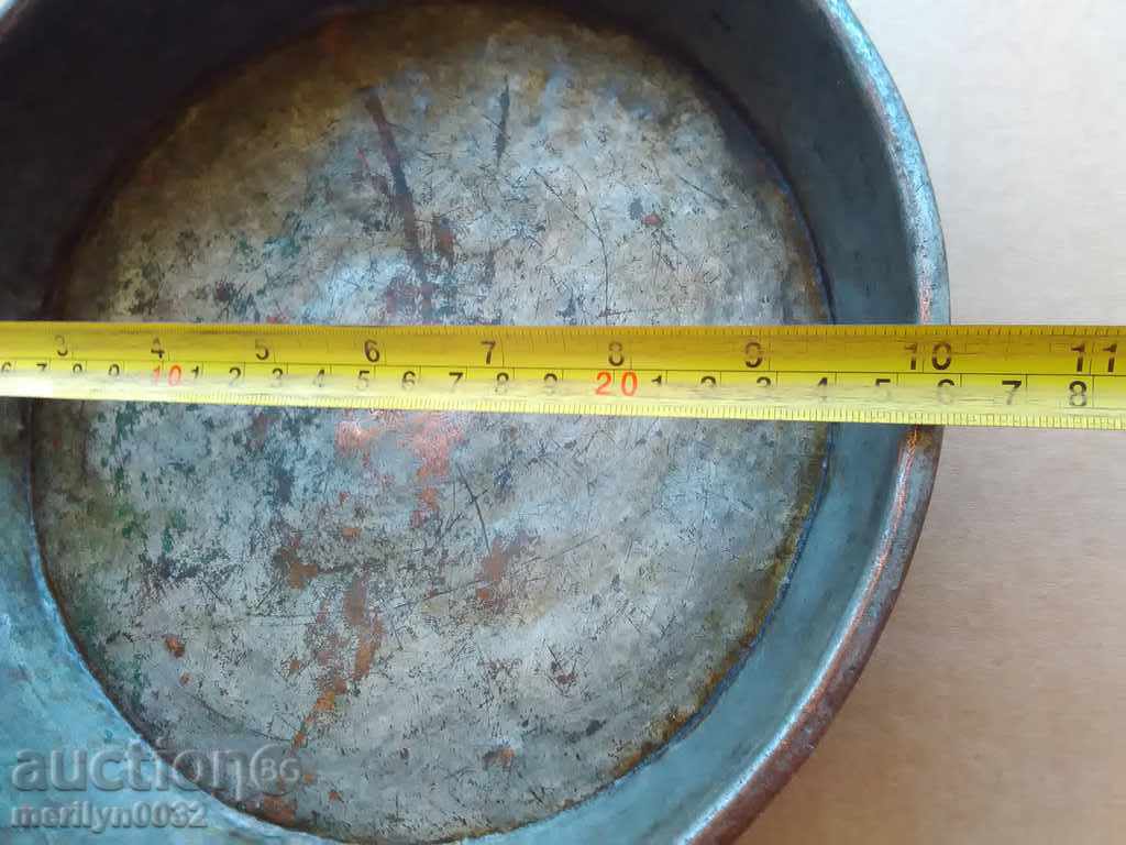 Auction Old copper tray, sahane, baker, tray, tray Auction Old copper tray, sahane, baker, tray, tray