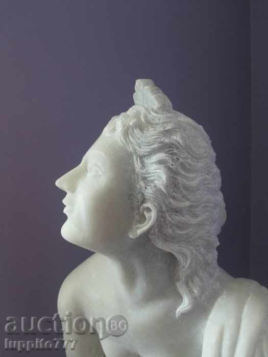 Sculpture Eurydice, handmade from white marble - 5 Sculpture Eurydice, handmade from white marble - 5