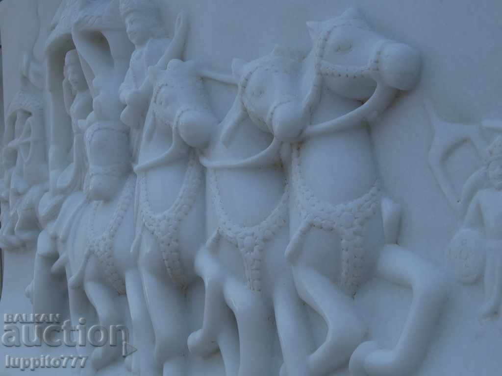 Marble panel sculpture relief Hinduism - 6 Marble panel sculpture relief Hinduism - 6