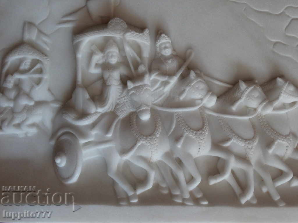 Marble panel sculpture relief Hinduism Marble panel sculpture relief Hinduism