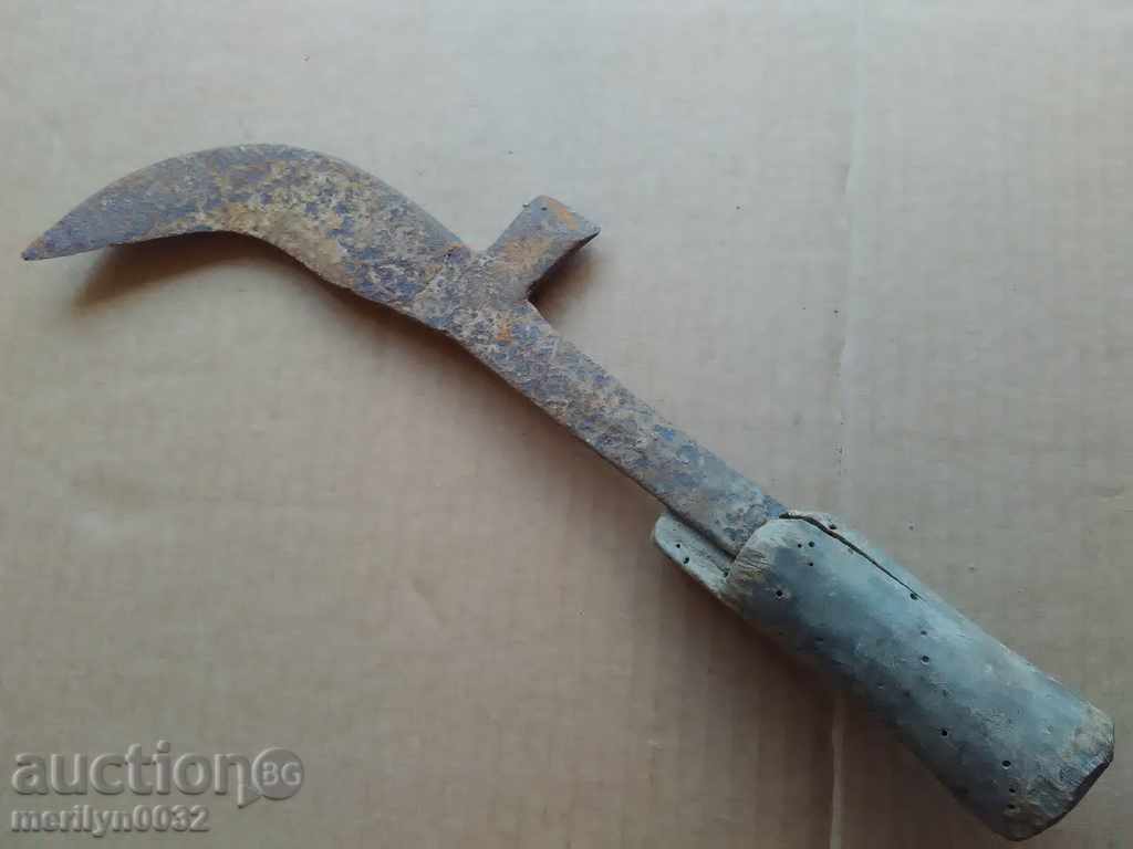 Old hand-made fork, wrought iron, chopper with price 33.00 BGN | € 16.87 Old hand-made fork, wrought iron, chopper with price 33.00 BGN | € 16.87