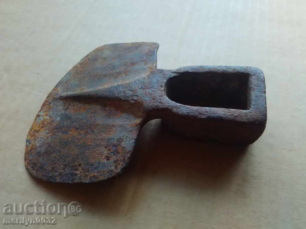 Mop, an old wrought iron tool, a chap, an agricultural instrument with price 38.00 BGN | € 19.43 Mop, an old wrought iron tool, a chap, an agricultural instrument with price 38.00 BGN | € 19.43