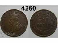 Австралия 1 пени 1919 VF+ монета