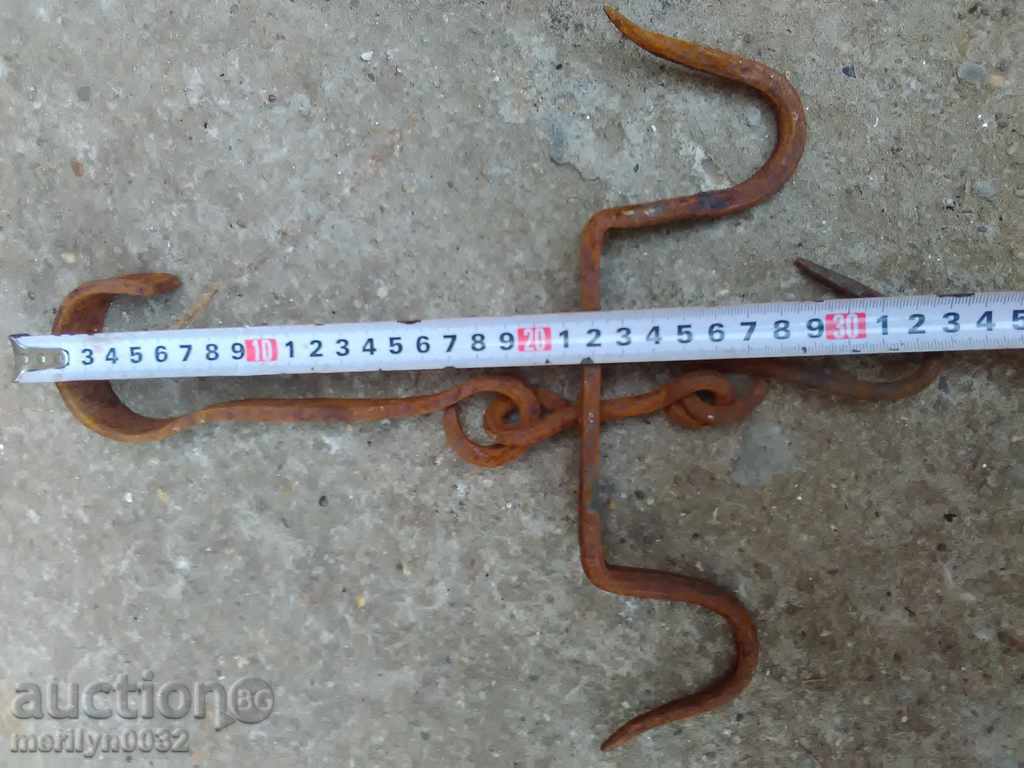 Forged buttock, hook, wrought iron with price 31.00 BGN | € 15.85 Forged buttock, hook, wrought iron with price 31.00 BGN | € 15.85